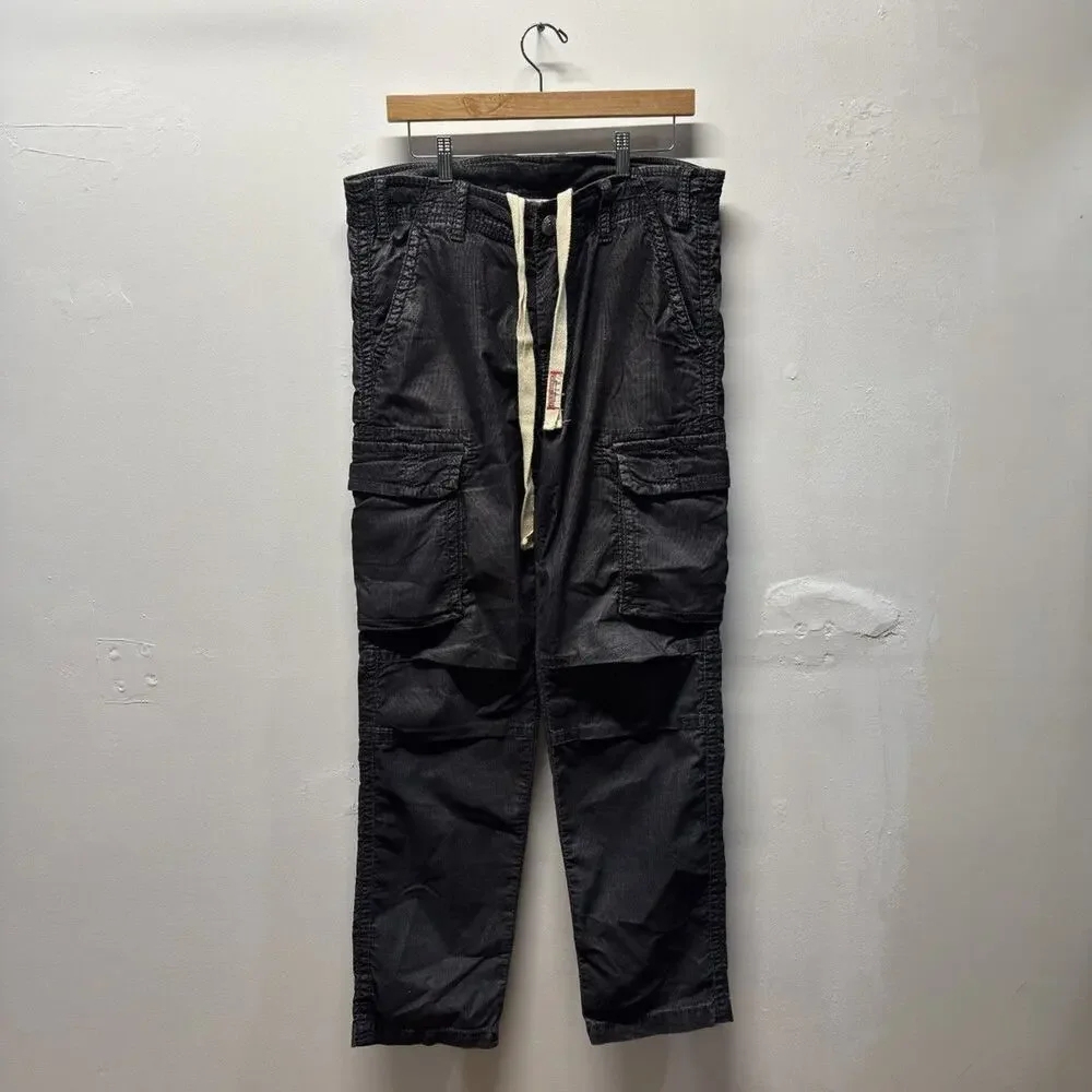 Vintage 2000s True Religion Black Cargo Pants